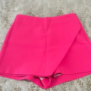 Zara hot pink skort